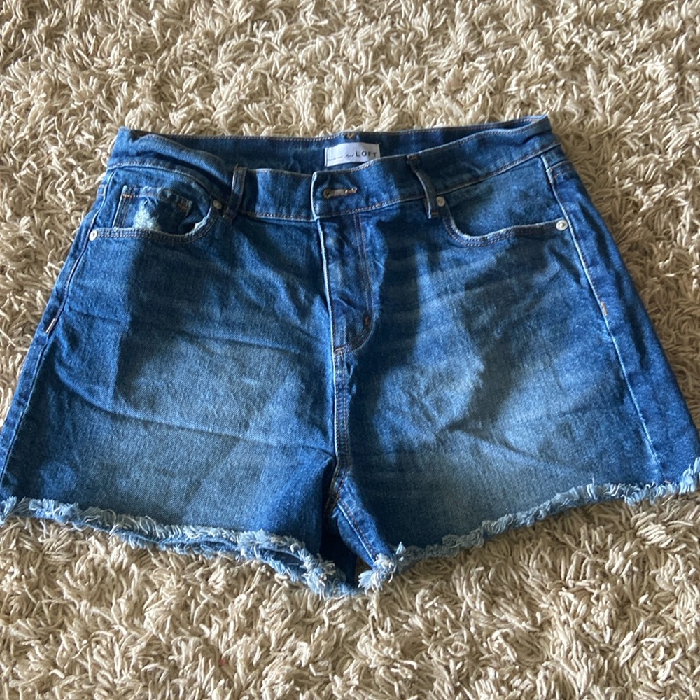LOFT denim shorts, size 10/30